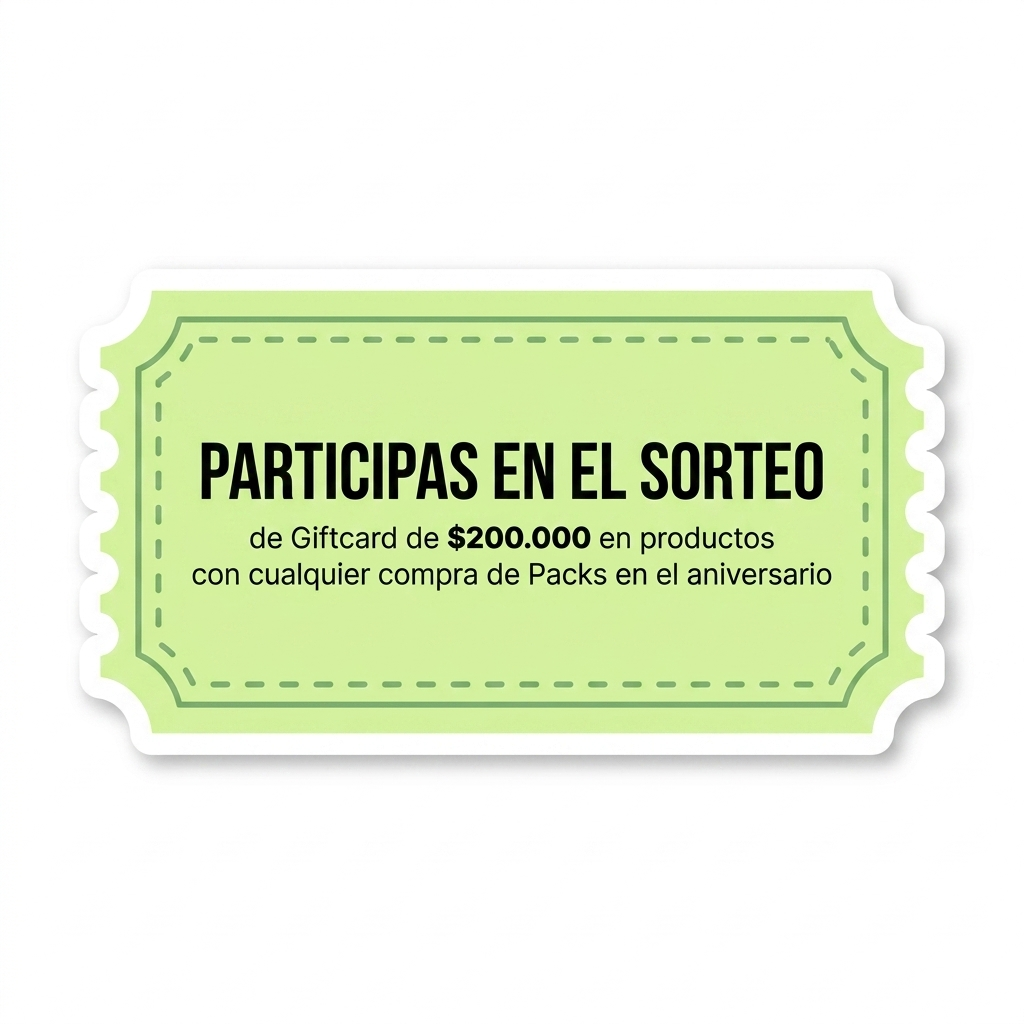 +1 Participación sorteo Giftcard $200.000